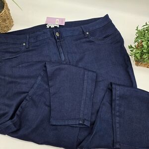 Elegant Navy Women's Jeggings / Stretch Jeans Meri Skye Plus Size 26 COMFORTABLE